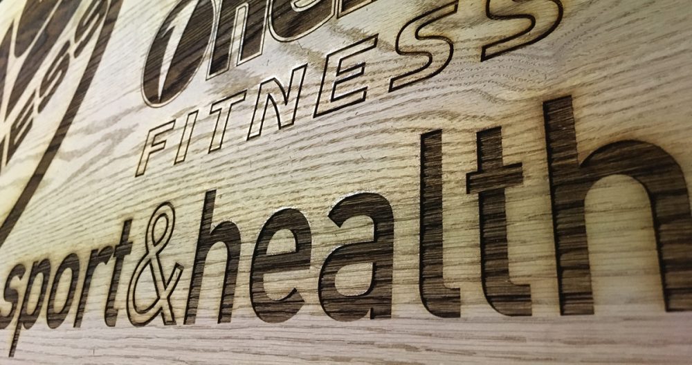 giant wooden signs engraving