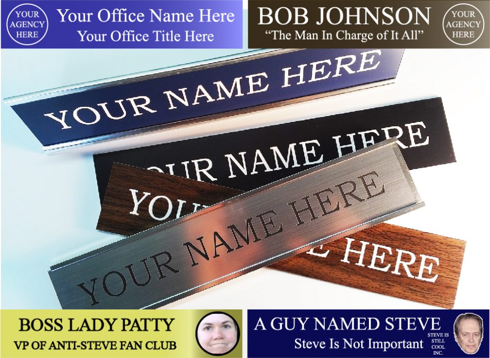 Nameplates For Your Office
