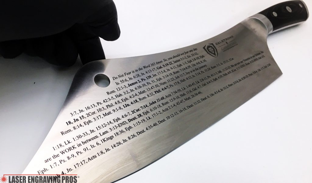 Laser Engraver To Engrave Knives